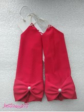 Детские перчатки Анжелика красные